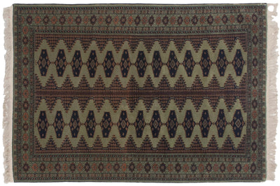 4x6 Vintage Siberian Bokhara Design Rug by Old New House® - product image 9 for Resin Society