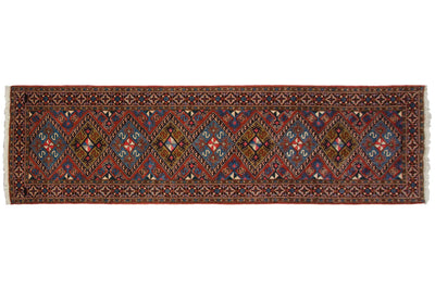 3x11.5 Vintage Ardebil Rug Runner by Old New House® - main product image for Resin Society