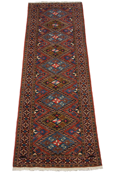 3x11.5 Vintage Ardebil Rug Runner by Old New House® - product image 6 for Resin Society