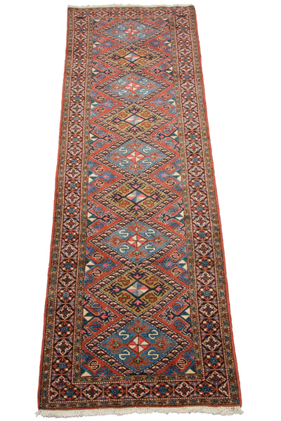 3x11.5 Vintage Ardebil Rug Runner by Old New House® - product image 7 for Resin Society