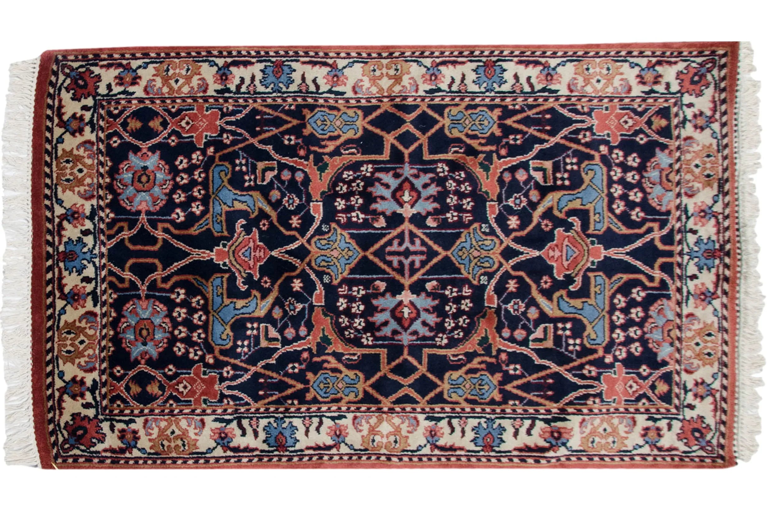 3.5x5.5 Vintage Indian Bijar Design Rug by Old New House® - product image 2 for Resin Society
