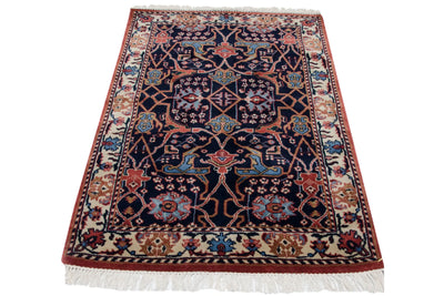 3.5x5.5 Vintage Indian Bijar Design Rug by Old New House® - product image 5 for Resin Society
