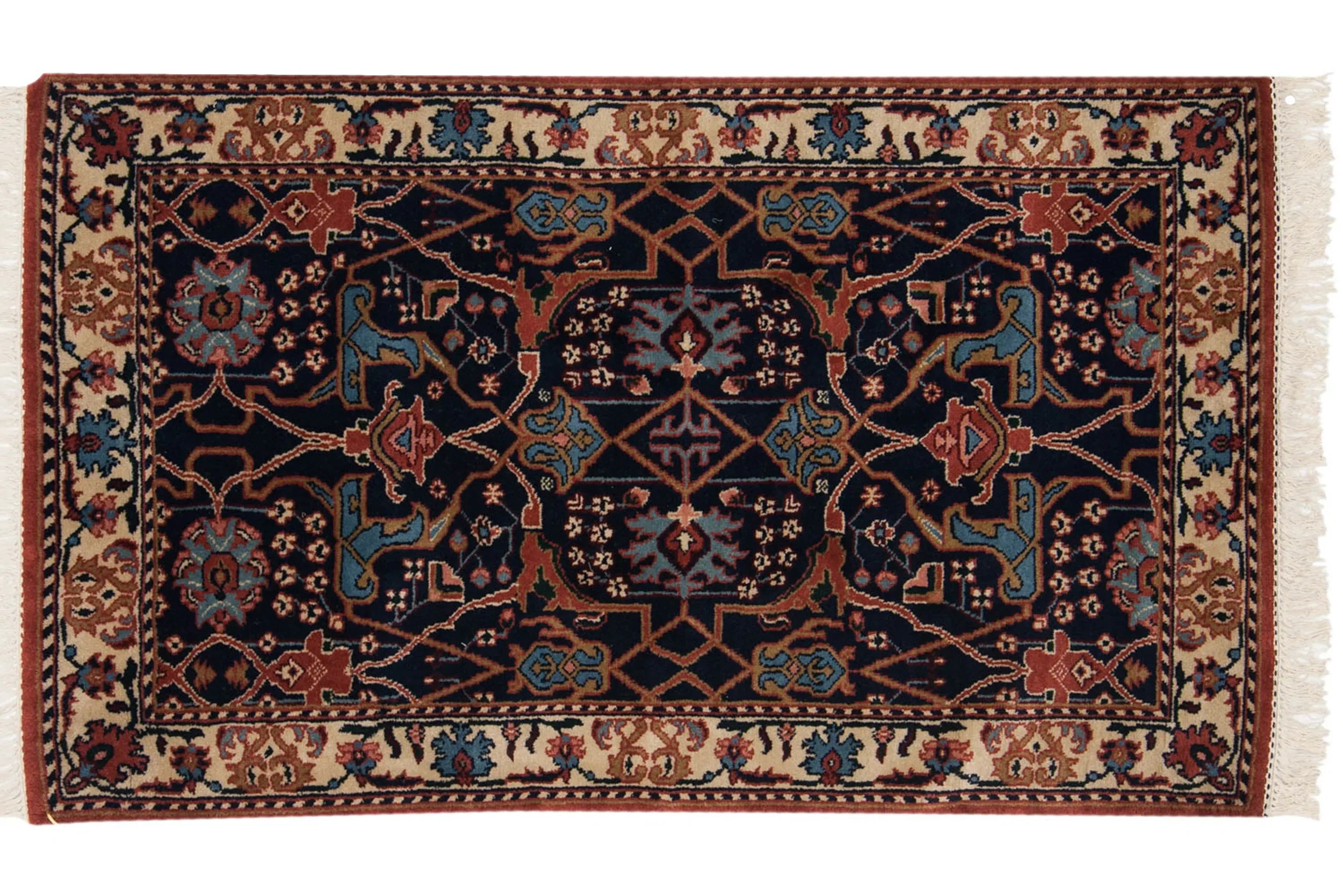 3.5x5.5 Vintage Indian Bijar Design Rug by Old New House® - product image 8 for Resin Society