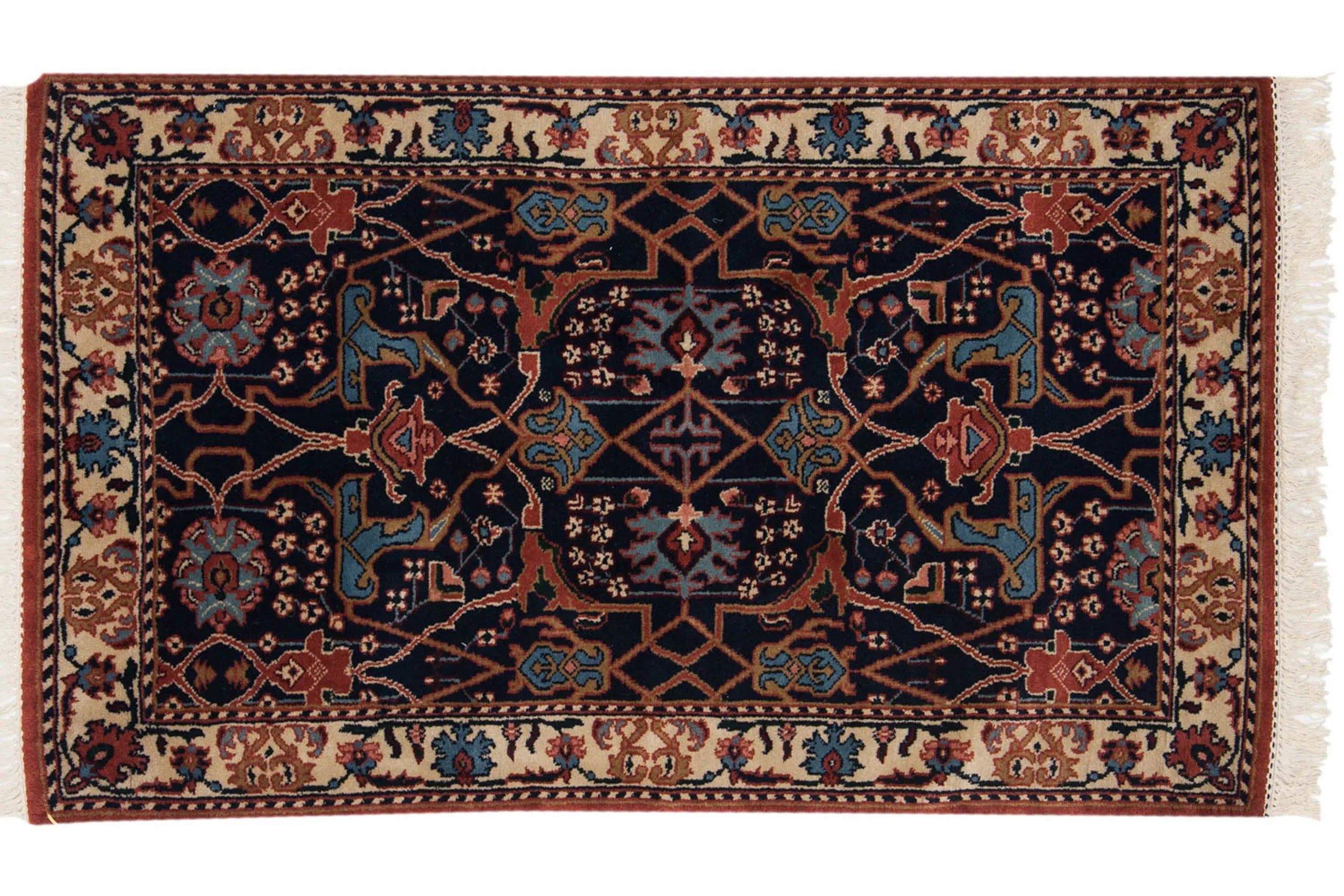 3.5x5.5 Vintage Indian Bijar Design Rug by Old New House® - product image 9 for Resin Society