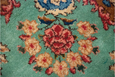 4.5x5 Vintage Kerman Square Rug by Old New House® - product image 6 for Resin Society