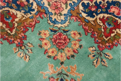 4.5x5 Vintage Kerman Square Rug by Old New House® - product image 7 for Resin Society