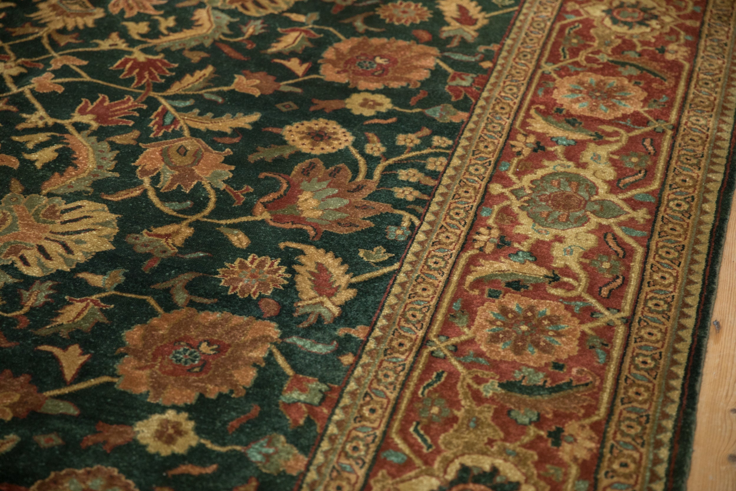 9x11.5 Vintage Indian Serapi Design Carpet by Old New House® - product image 13 for Resin Society