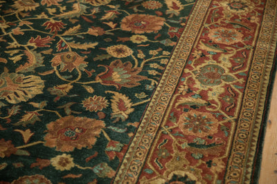 9x11.5 Vintage Indian Serapi Design Carpet by Old New House® - product image 13 for Resin Society
