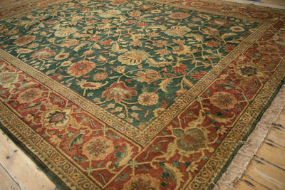 9x11.5 Vintage Indian Serapi Design Carpet by Old New House® - product image 14 for Resin Society