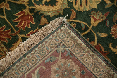 9x11.5 Vintage Indian Serapi Design Carpet by Old New House® - product image 18 for Resin Society