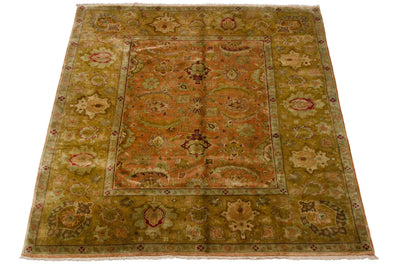 8.5x9.5 Vintage Agra Square Carpet by Old New House® - product image 11 for Resin Society
