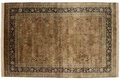 6x9 Vintage Indian Tabriz Design Carpet by Old New House® - product image 2 for Resin Society