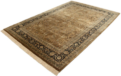 6x9 Vintage Indian Tabriz Design Carpet by Old New House® - product image 4 for Resin Society