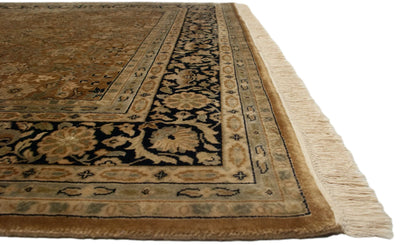 6x9 Vintage Indian Tabriz Design Carpet by Old New House® - product image 7 for Resin Society