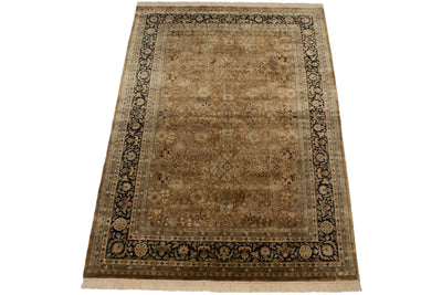 6x9 Vintage Indian Tabriz Design Carpet by Old New House® - product image 9 for Resin Society