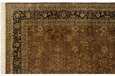 6x9 Vintage Indian Tabriz Design Carpet by Old New House® - product image 10 for Resin Society