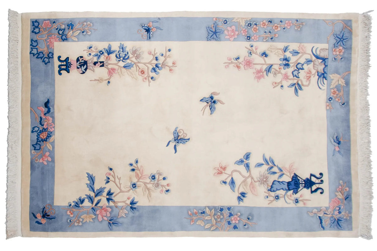 6x9 Vintage Art Deco Carpet by Old New House® - main product image for Resin Society