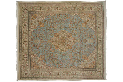 11.5x13 Vintage Tabriz Square Carpet by Old New House® - main product image for Resin Society
