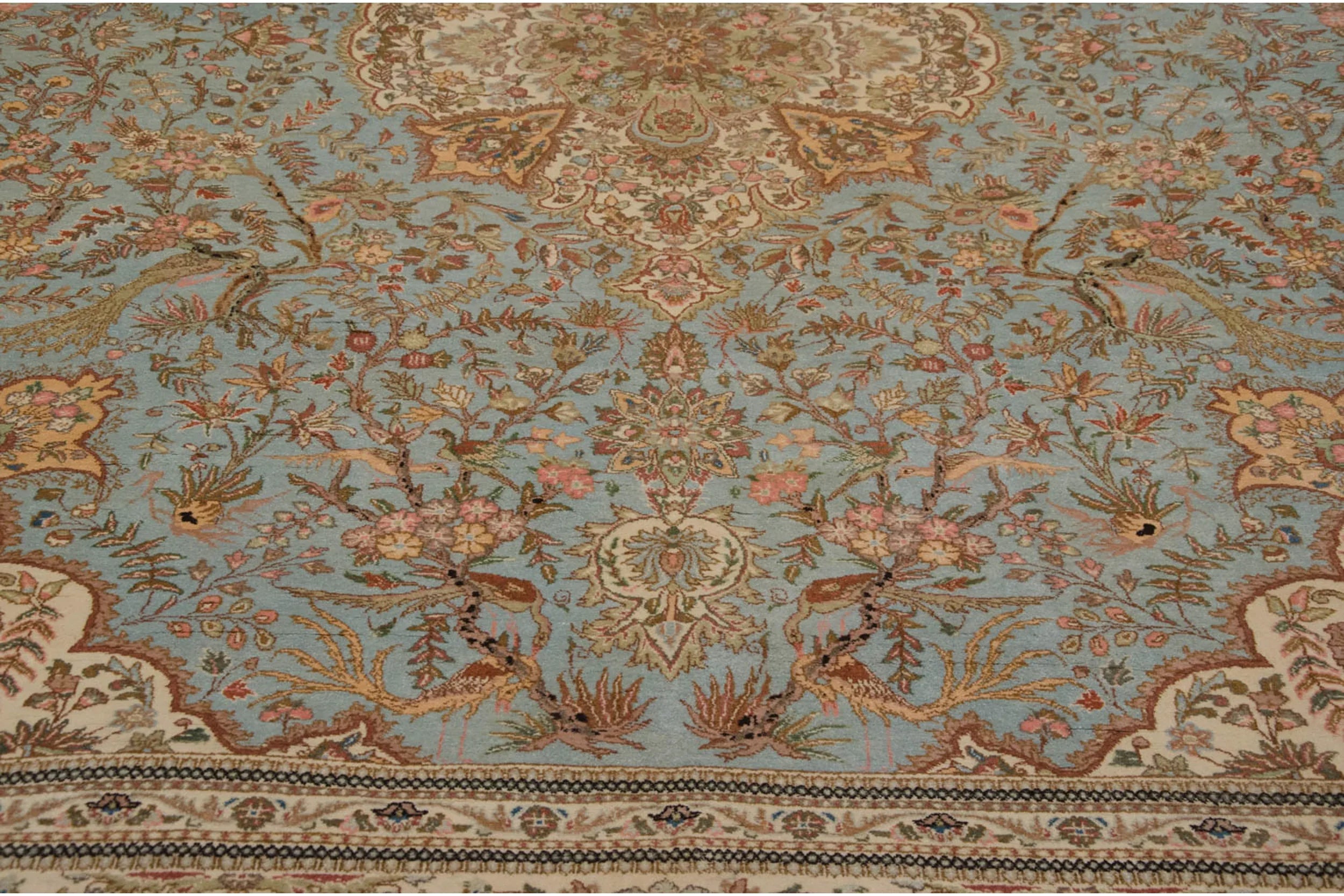 11.5x13 Vintage Tabriz Square Carpet by Old New House® - product image 2 for Resin Society