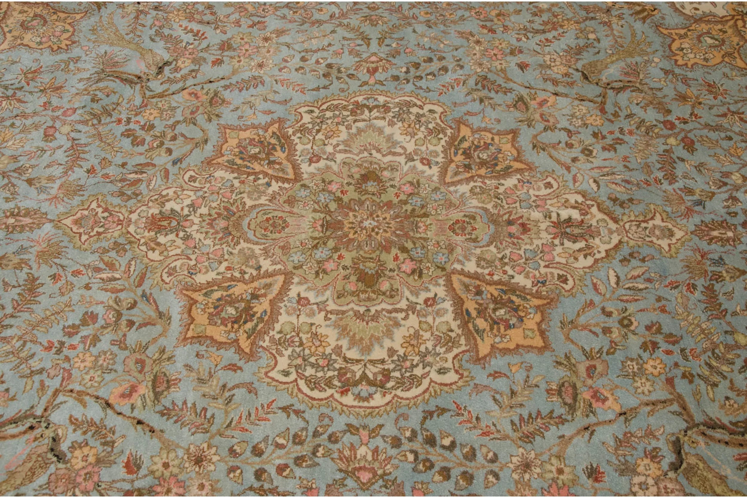 11.5x13 Vintage Tabriz Square Carpet by Old New House® - product image 14 for Resin Society