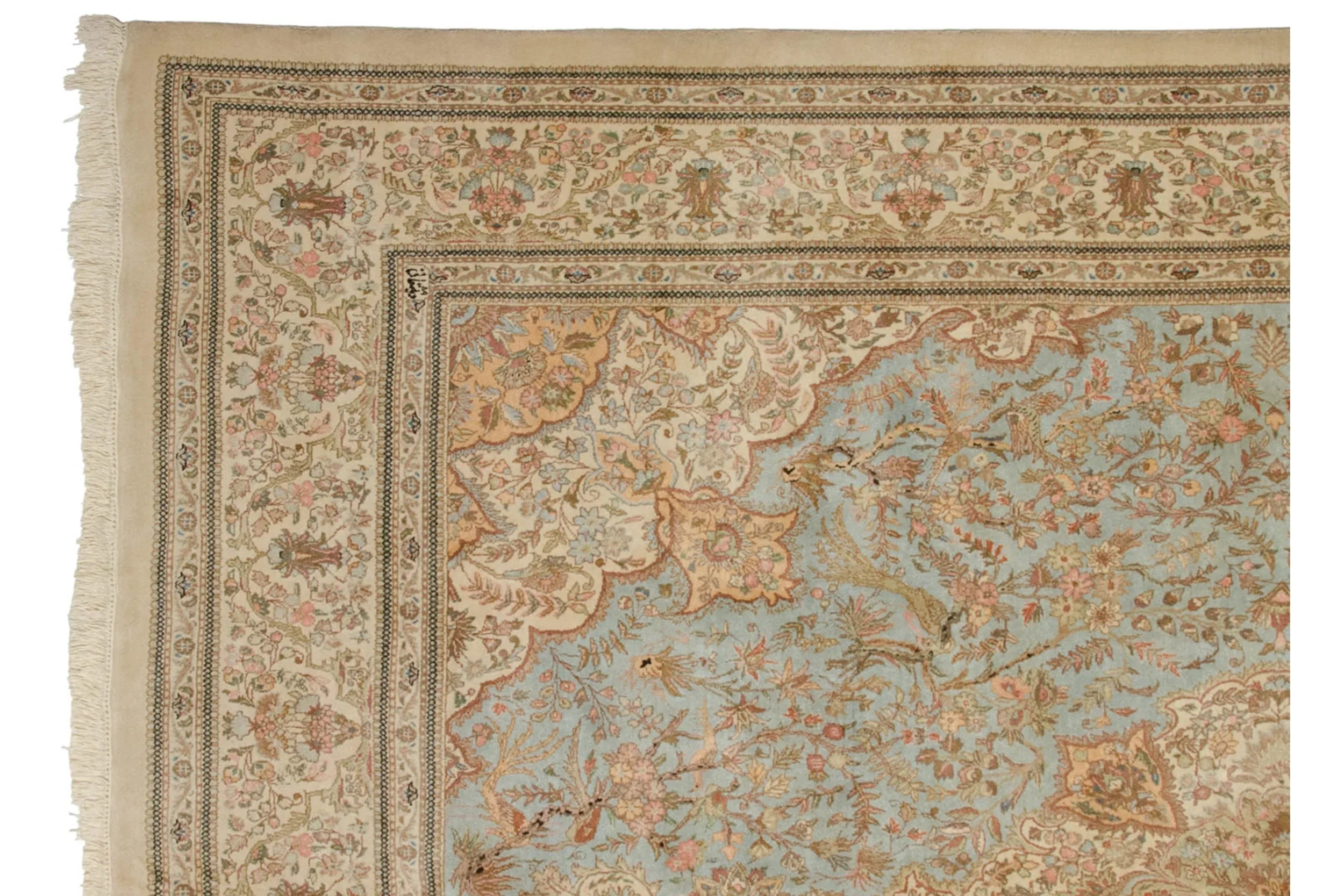 11.5x13 Vintage Tabriz Square Carpet by Old New House® - product image 17 for Resin Society