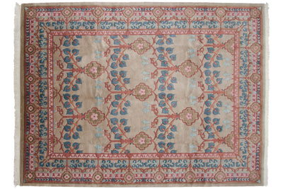 8.5x12 Vintage Indian Arts And Crafts Design Carpet by Old New House® - product image 3 for Resin Society