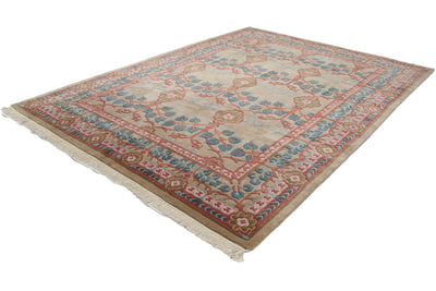8.5x12 Vintage Indian Arts And Crafts Design Carpet by Old New House® - product image 5 for Resin Society
