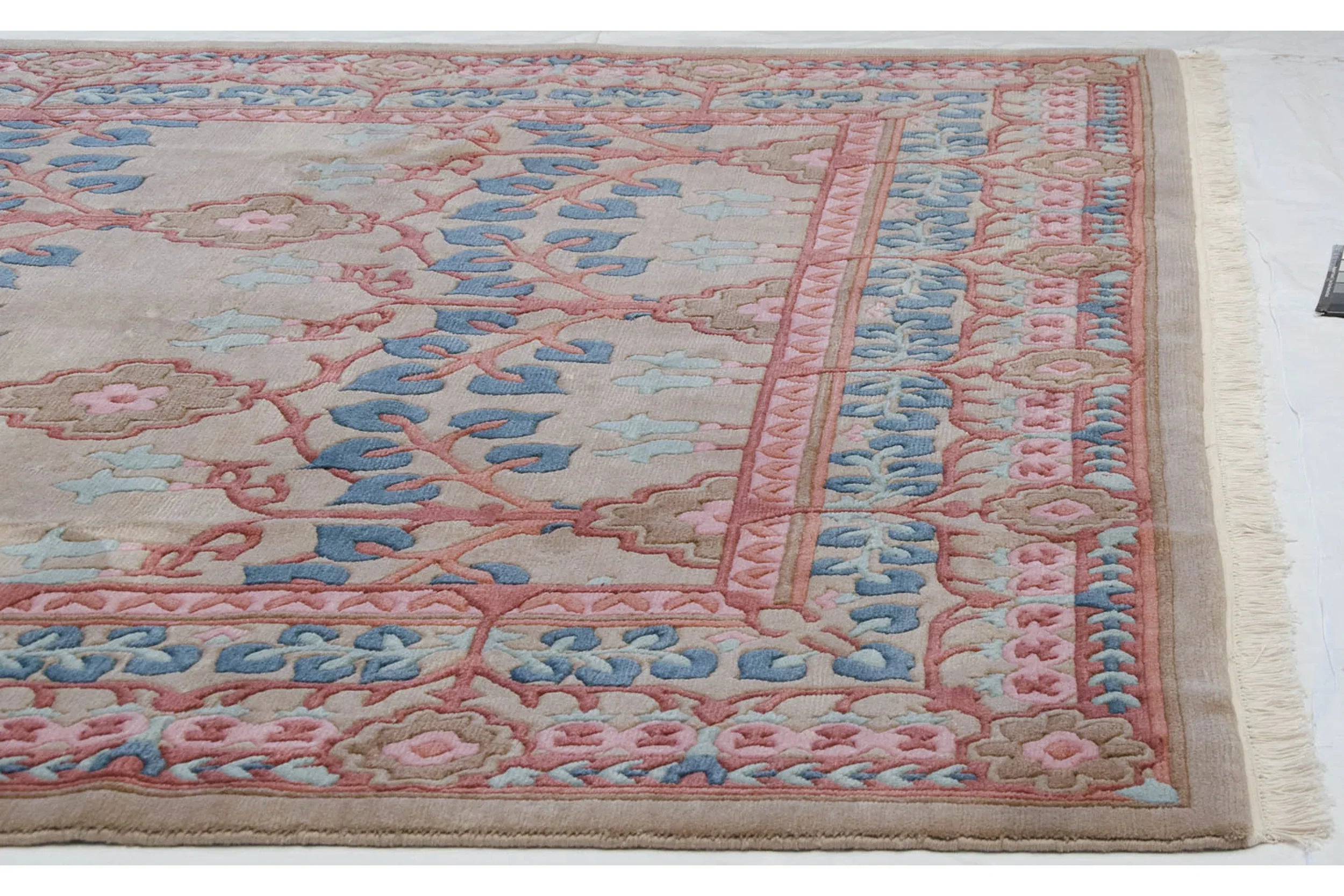 8.5x12 Vintage Indian Arts And Crafts Design Carpet by Old New House® - product image 6 for Resin Society