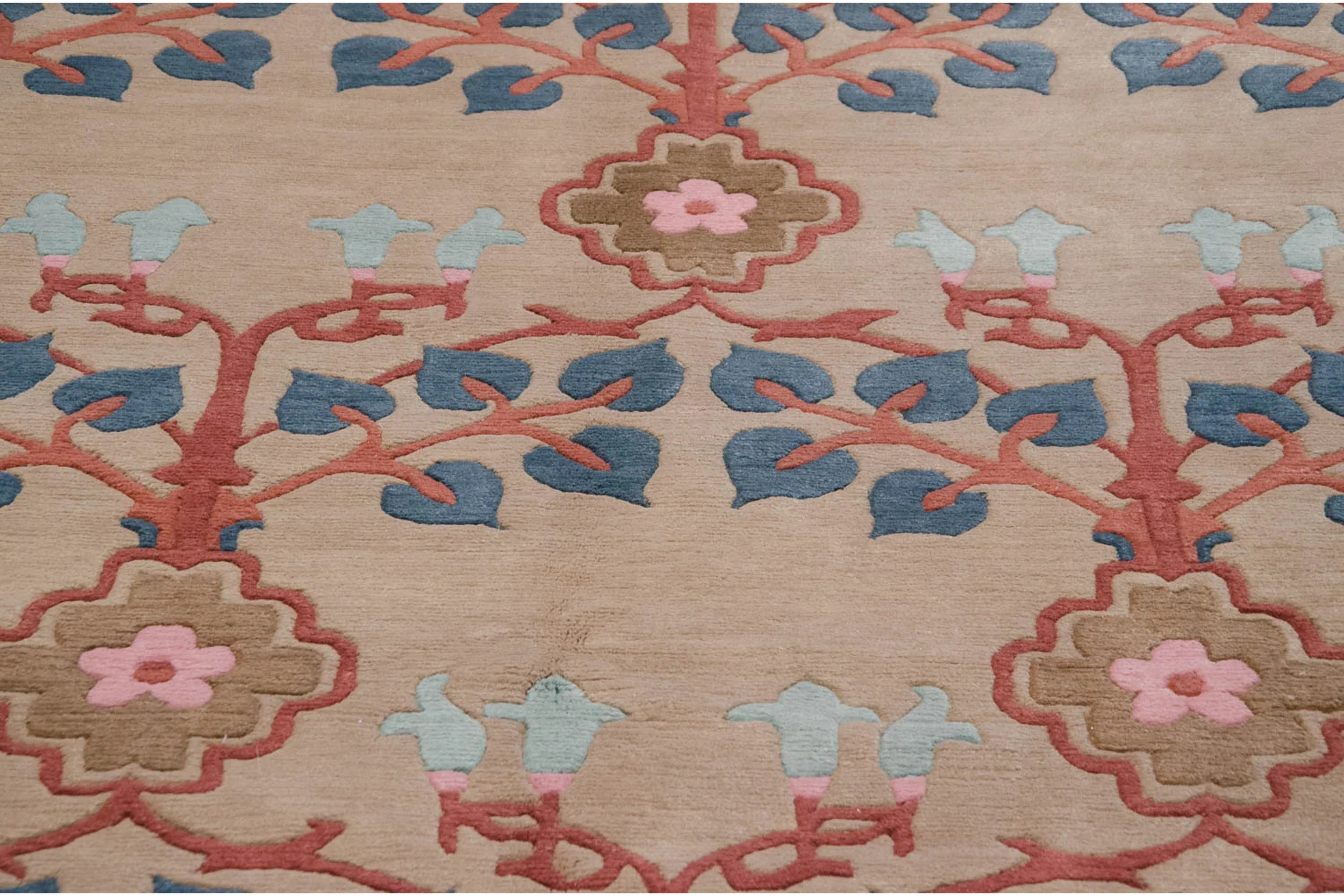 8.5x12 Vintage Indian Arts And Crafts Design Carpet by Old New House® - product image 8 for Resin Society