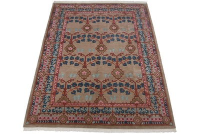 8.5x12 Vintage Indian Arts And Crafts Design Carpet by Old New House® - product image 10 for Resin Society
