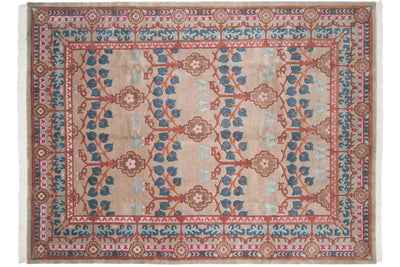8.5x12 Vintage Indian Arts And Crafts Design Carpet by Old New House® - product image 14 for Resin Society