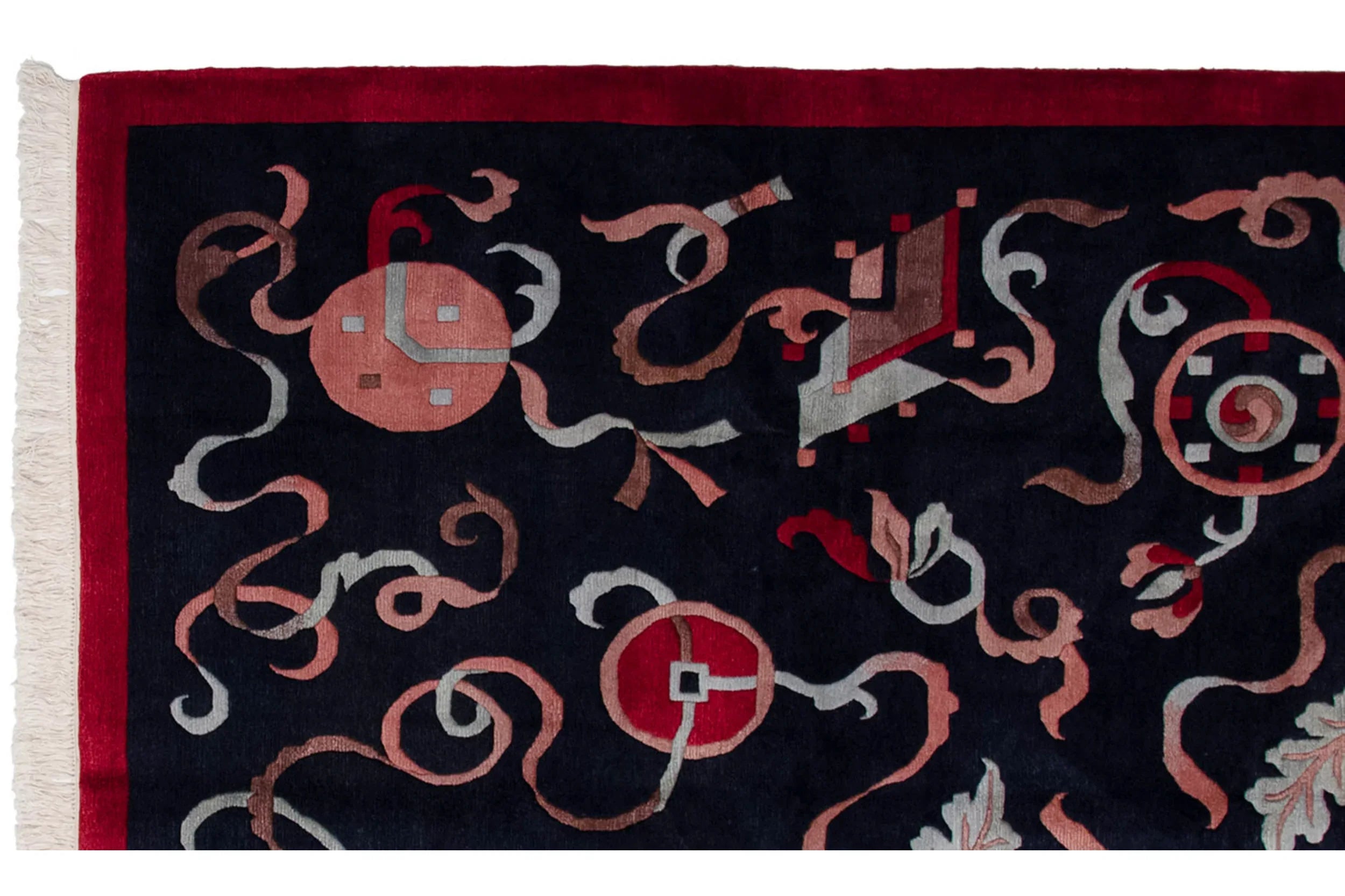 8x10 Vintage Contemporary Indian Peking Design Carpet by Old New House® - product image 12 for Resin Society