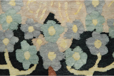 6x9 Vintage Indian William Morris Design Carpet by Old New House® - product image 8 for Resin Society