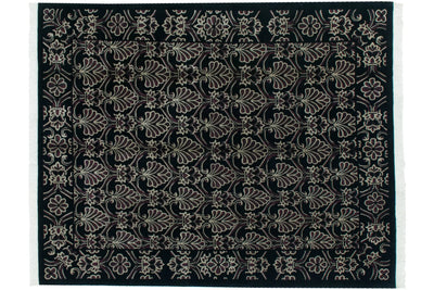 7.5x10 Vintage Indian Damask Design Carpet by Old New House® - main product image for Resin Society