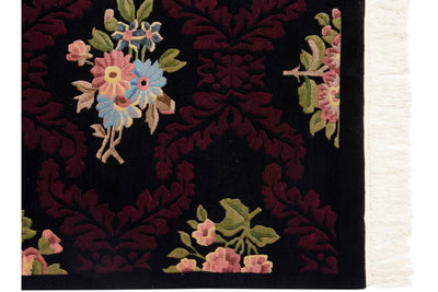 6x9 Vintage Contemporary Indian Aubusson Design Carpet by Old New House® - product image 3 for Resin Society