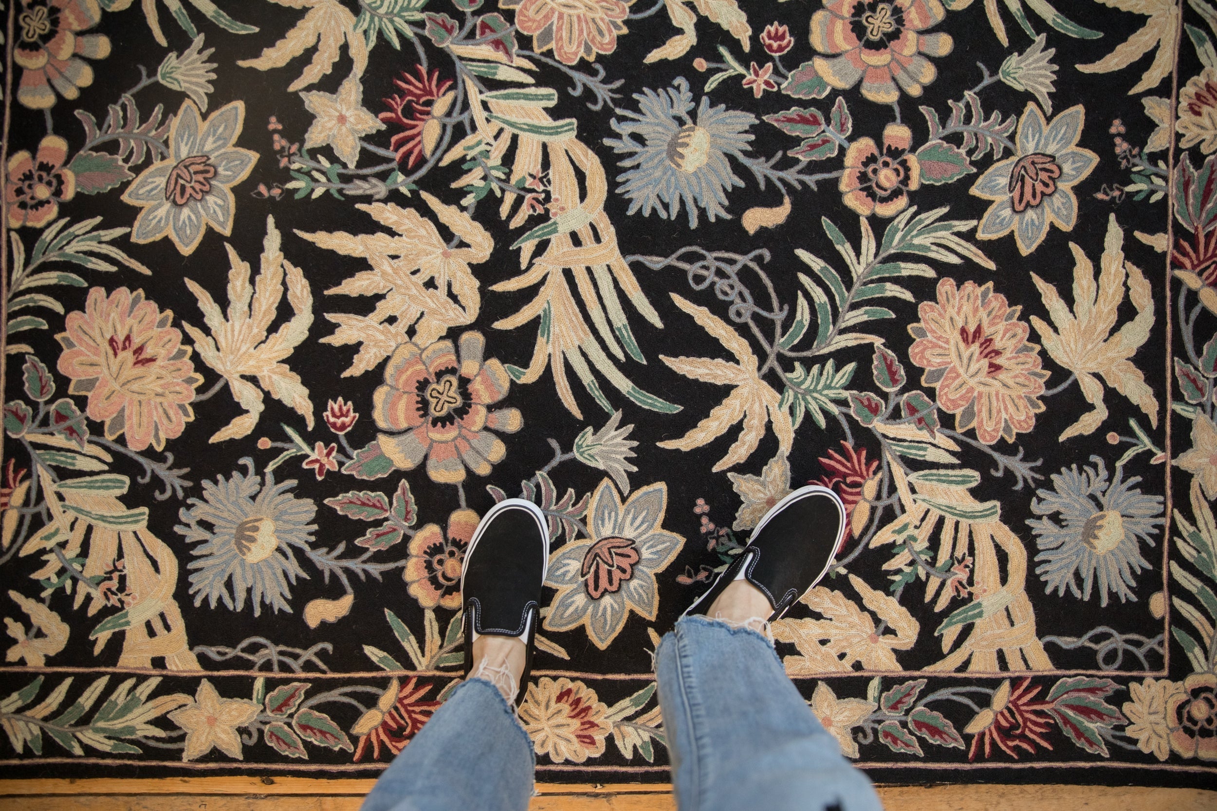 4x6 Vintage Chainstitch Rug