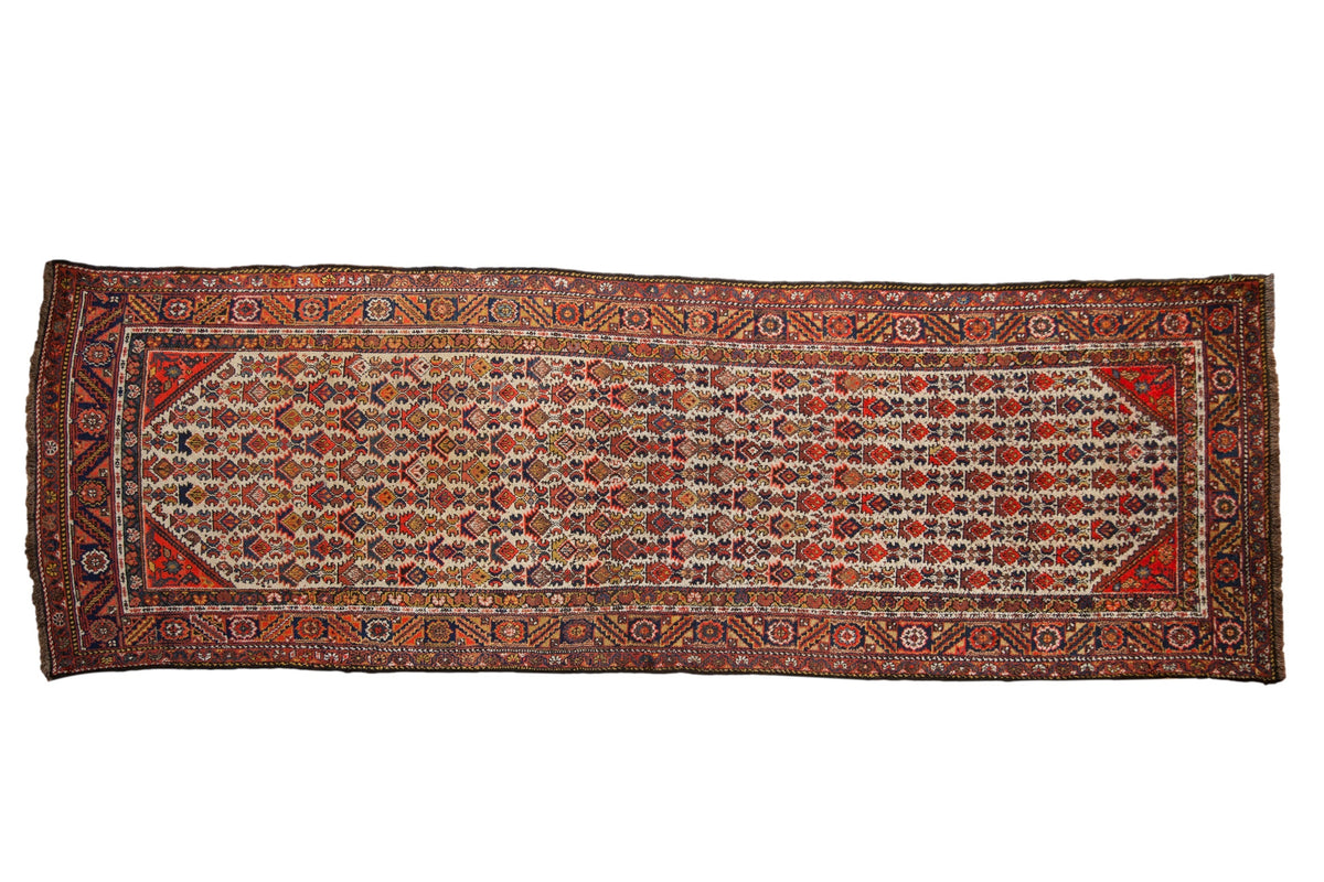 4x11.5 Vintage Hamadan Rug Runner by Old New House® - main product image for Resin Society