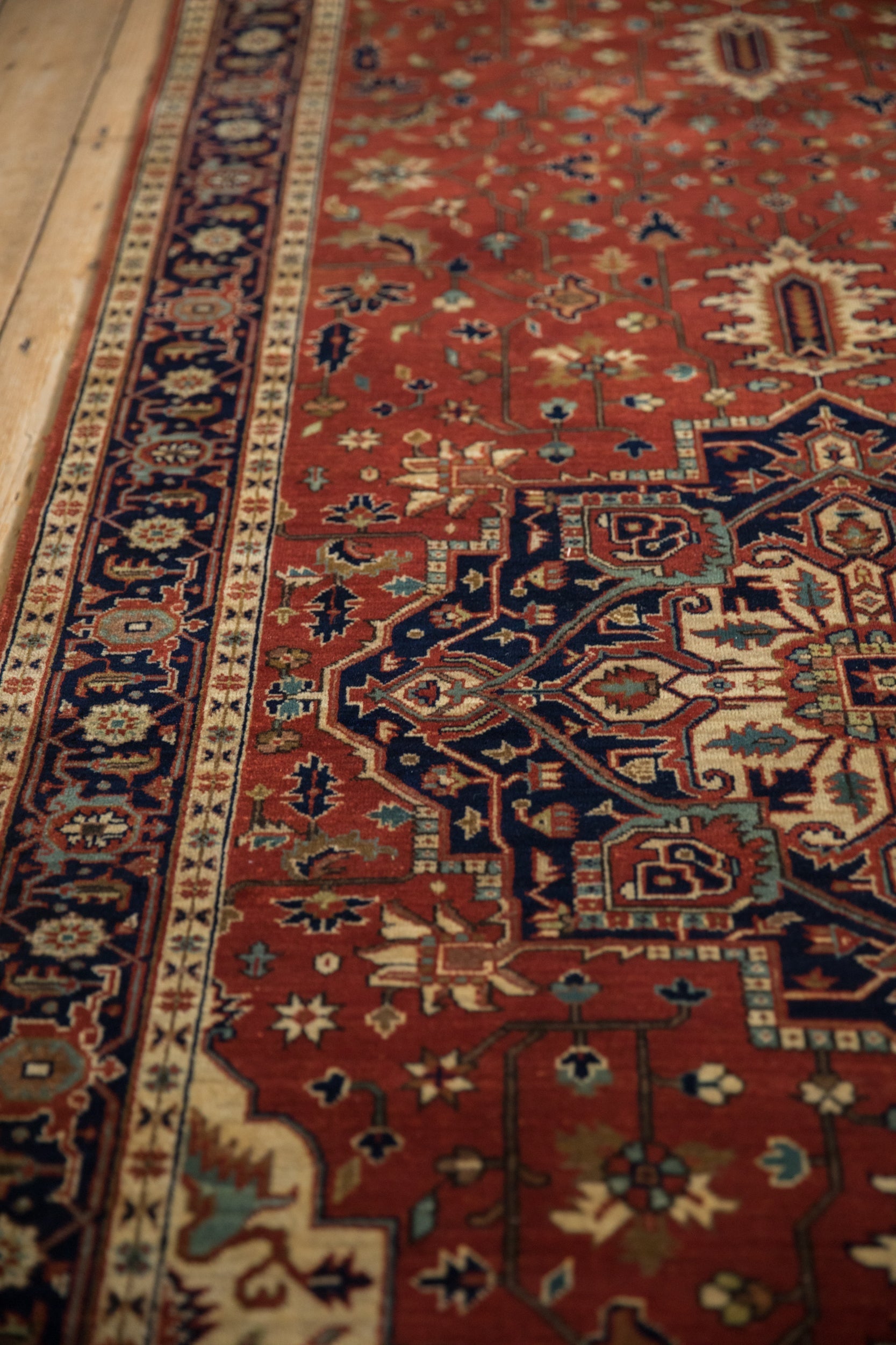 4x12 Indian Heriz Design Rug Runner by Old New House® - product image 5 for Resin Society