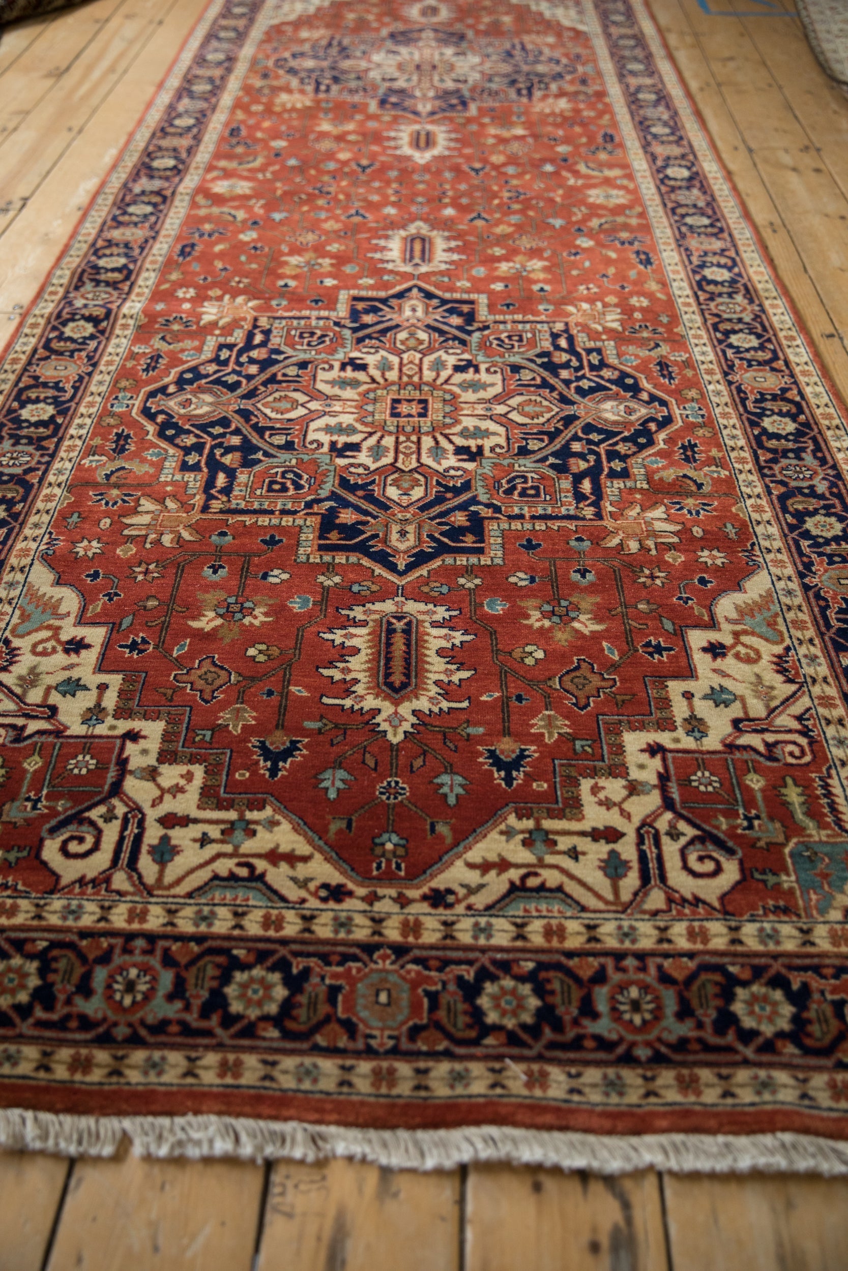 4x12 Indian Heriz Design Rug Runner by Old New House® - product image 6 for Resin Society