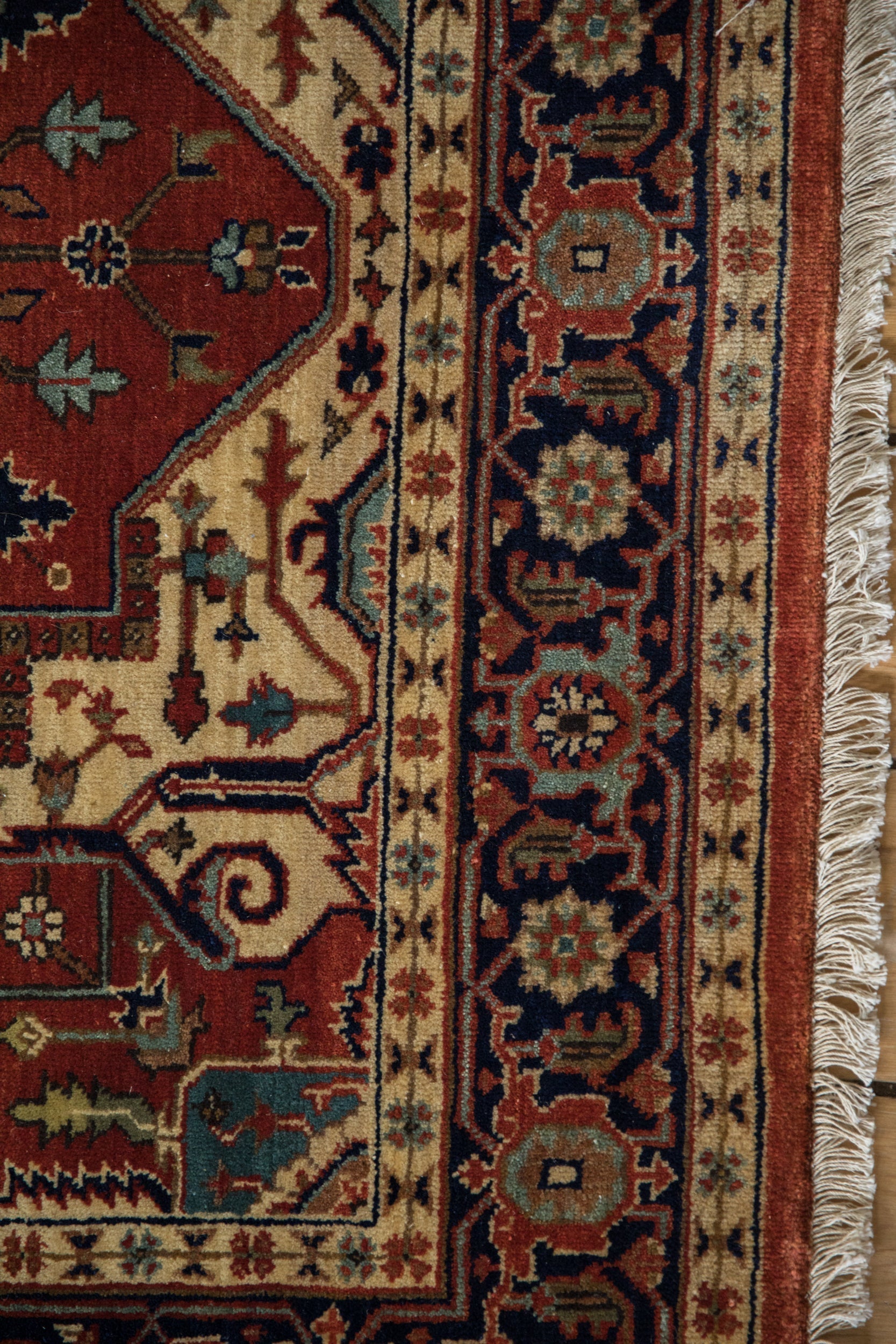 4x12 Indian Heriz Design Rug Runner by Old New House® - product image 8 for Resin Society