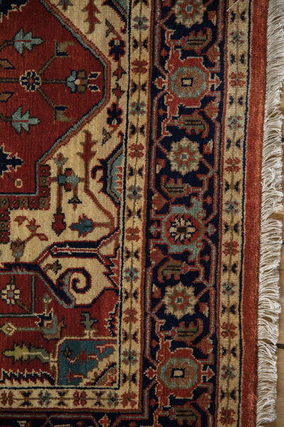 4x12 Indian Heriz Design Rug Runner by Old New House® - product image 8 for Resin Society
