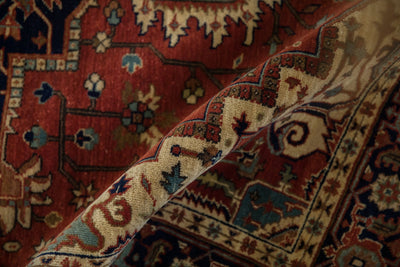 4x12 Indian Heriz Design Rug Runner by Old New House® - product image 9 for Resin Society