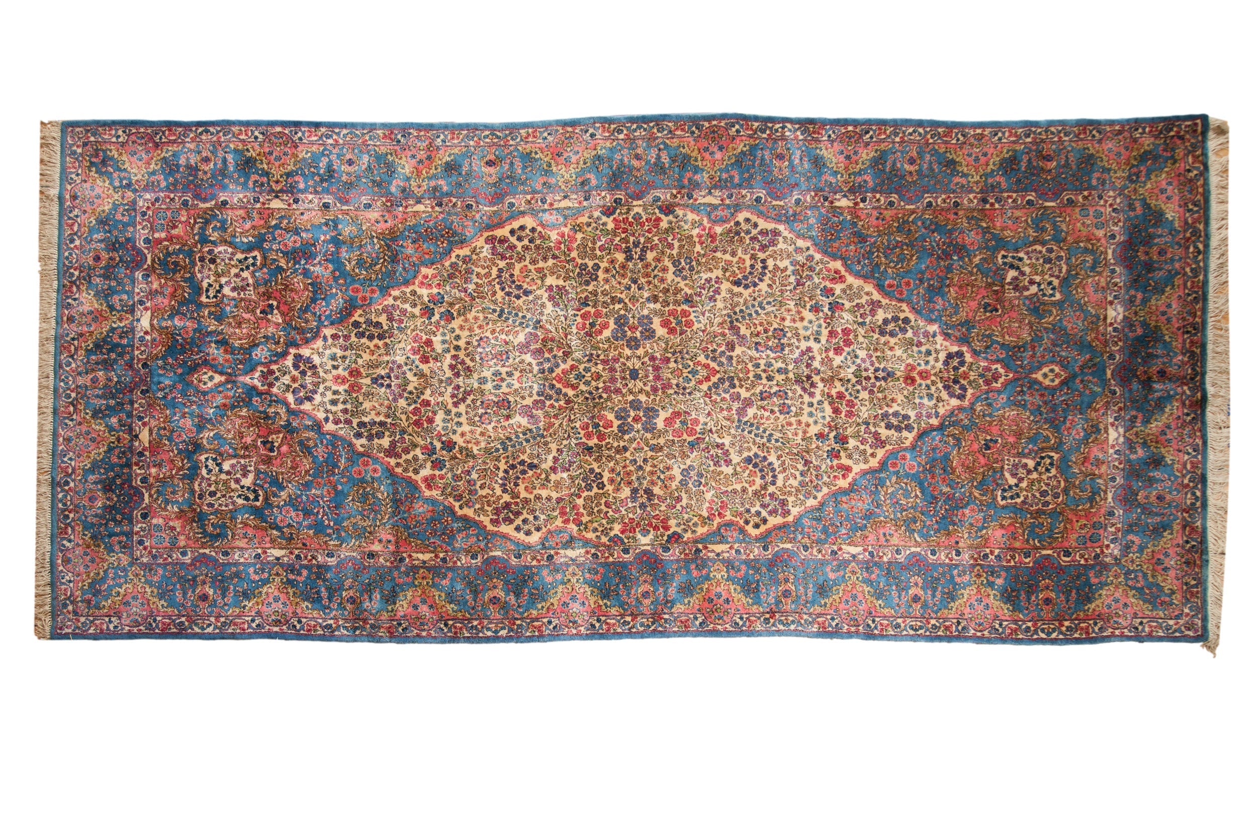 6x12.5 Vintage Fine Kerman Rug Runner by Old New House® - main product image for Resin Society