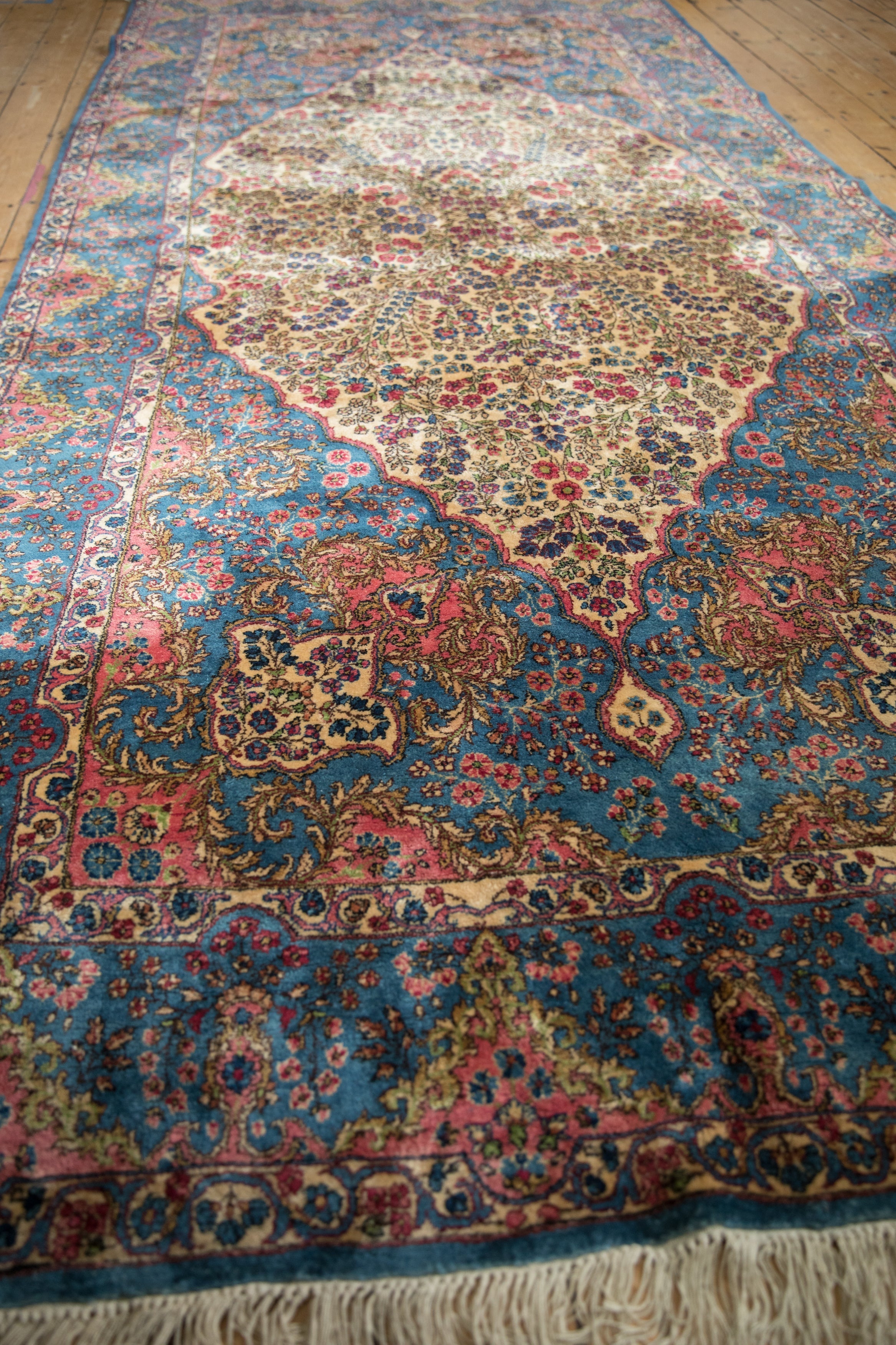 6x12.5 Vintage Fine Kerman Rug Runner by Old New House® - product image 4 for Resin Society