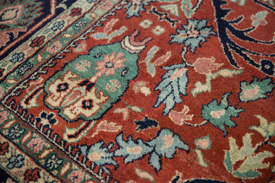7.5x10 Vintage Indian Bijar Design Carpet by Old New House® - product image 12 for Resin Society