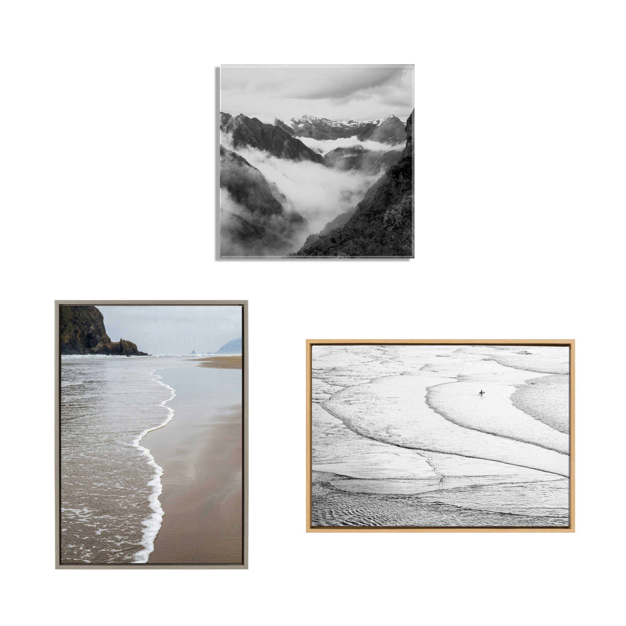 Sylvie Driftless Moon Framed Canvas by Pete Olsen