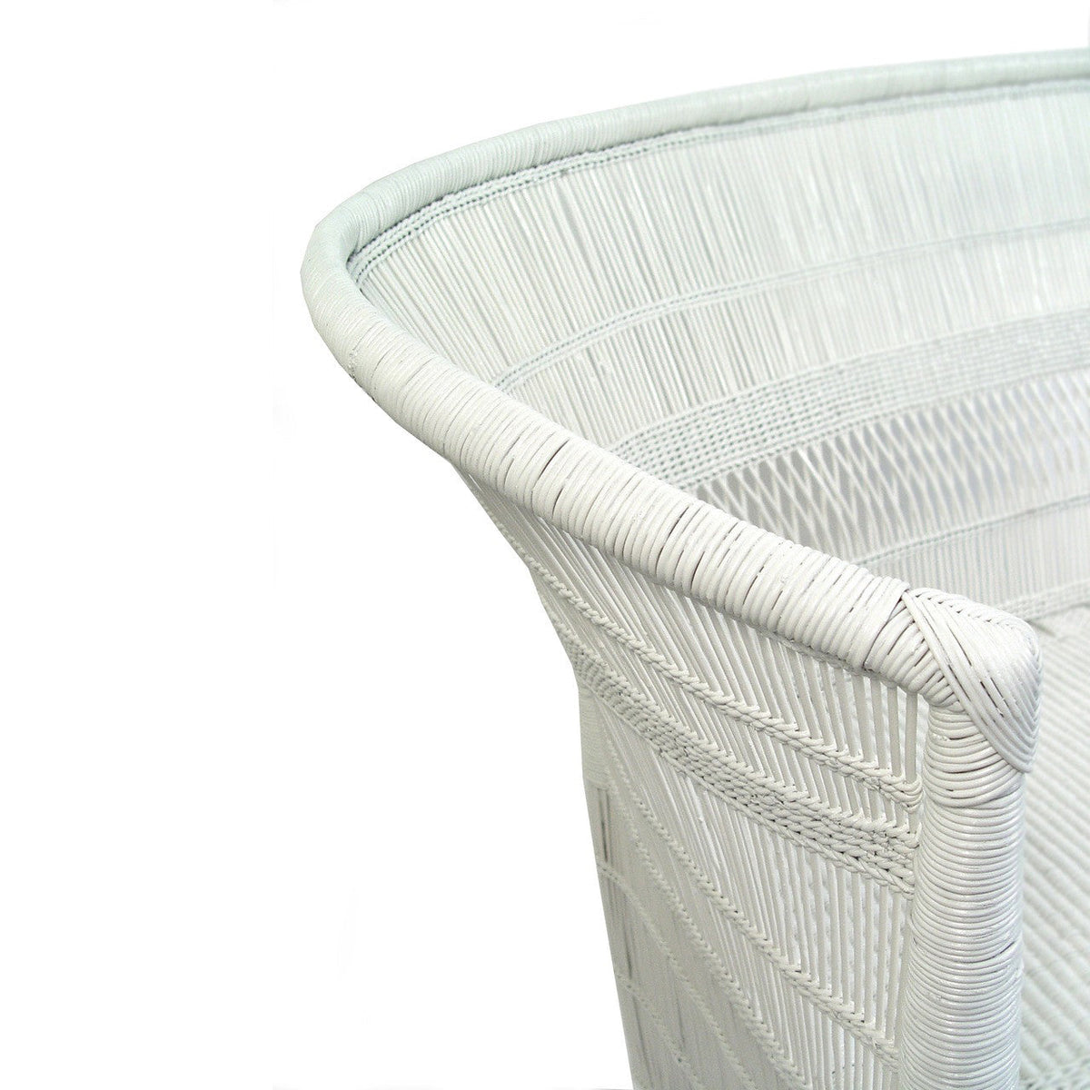 Malawi Cane Loveseat - White by Mbare Ltd - product image 2 for Resin Society