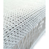 Malawi Cane Loveseat - White by Mbare Ltd - product image 3 for Resin Society