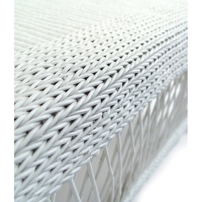 Malawi Cane Loveseat - White by Mbare Ltd - product image 3 for Resin Society