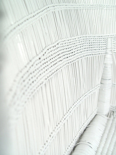 Malawi Cane Loveseat - White by Mbare Ltd - product image 4 for Resin Society